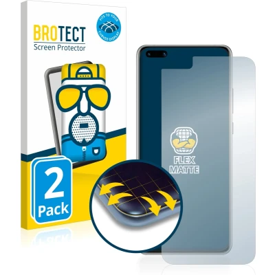 Afbeelding van BROTECT Screenprotector voor Huawei P40 Pro Folie Beschermfolie matte volledig dekking (2 Stuks)