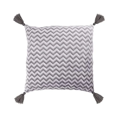 Afbeelding van Kussen Zig zag (40 X 40 cm) 119635 Kleur Grijs