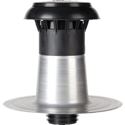 Afbeelding van Anjo Vent Alu 3000 dakontluchtingskap 50 60 mm platdak dubbelwandig