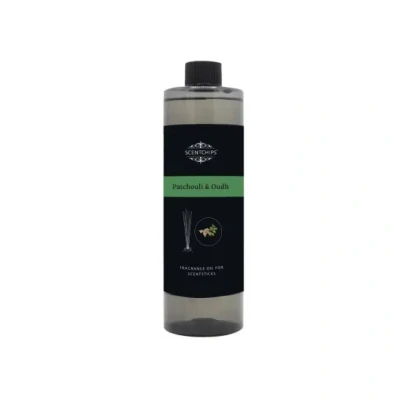 Afbeelding van Scentchips® Geurstokjes Navulling Patchouli &amp; Oudh Geurverspreider Luchtverfrisser Huisparfum 400ml