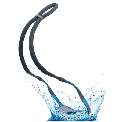 Afbeelding van STANDWERK® brillenband Float I drijvende voor watersport, Zwart