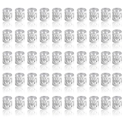 Afbeelding van LEBQ 50 stuks ring van aluminium haarverlenging (zilver)