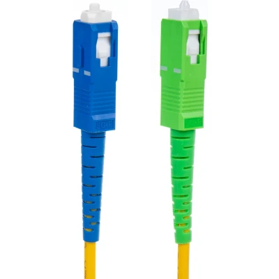 Afbeelding van Maclean Glasvezel patchkabe enkelmode van 15 m SC/APC SC/UPC SM 9/125 LSZH G657A2 MCTV 405