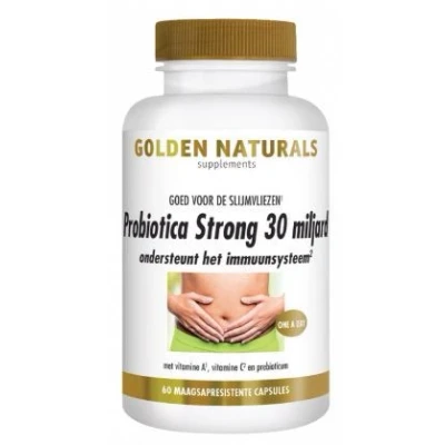 Afbeelding van Golden Naturals Gélules Suppléments Probiotiques Strong 30 Milliards