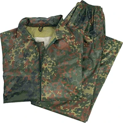 Afbeelding van Regenbroek en sweatshirt Camufaje L