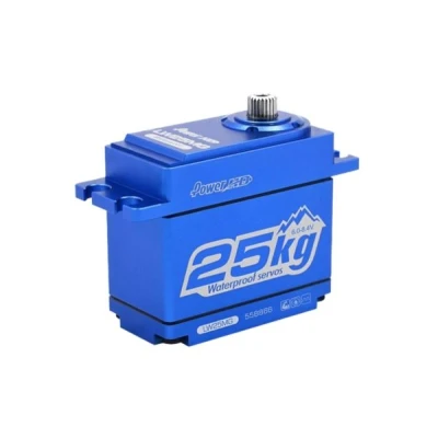 Afbeelding van PowerHD LW25MG Waterproof, Metalen Tandwielen, aluminium. Behuizing