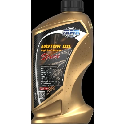Afbeelding van Mpm High Performance Street 0W 40 1L Motorolie 06001S VOLKSWAGEN: Golf 7, Polo V Hatchback, IV BMW: 3 Touring, 1 Saloon