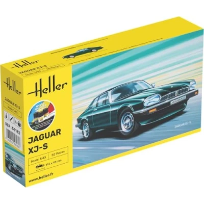 Afbeelding van 1:43 Heller 56183 Jaguar XJ S Auto Starter Kit Plastic Modelbouwpakket
