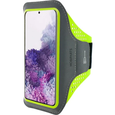 Afbeelding van Mobiparts Comfort Fit Sport Armband Samsung Galaxy S20 4G/5G Neon Green