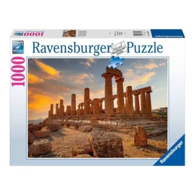 Afbeelding van Ravensburger puzzel Italian landscapes: Sicily 1 Legpuzzel 1000 stukjes