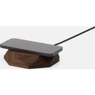 Afbeelding van Oakywood Qi Wireless Charger 10W Walnut Wood