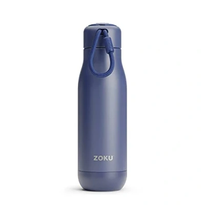 Afbeelding van Thermosfles RVS, 500 ml, Donkerblauw Zoku Hydration
