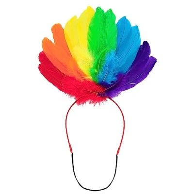 Afbeelding van Boland 44636 Regenboog Tiara Pride, Progress, LGBTQ, kostuumaccessoires voor CSD, carnaval en themafeest