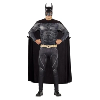 Afbeelding van FUNIDELIA Batman kostuum voor mannen The Dark Knight Maat: S Zwart