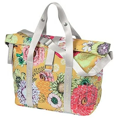 Afbeelding van Stuurtas Basil Bloom Field KF hook 11 liter 29 x 15 26 cm honey yellow