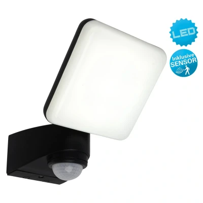 Afbeelding van LED buiten wandlamp Jaro, sensor, 1 lamp