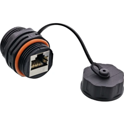 Afbeelding van InLine 69990U kabel connector RJ 45 Zwart