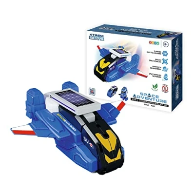 Afbeelding van Xtrem Bots Space Adventure 3 in 1 Robot op zonne energie voor kinderen, speelgoed kinderen van 6 jaar of ouder, robotset Stem