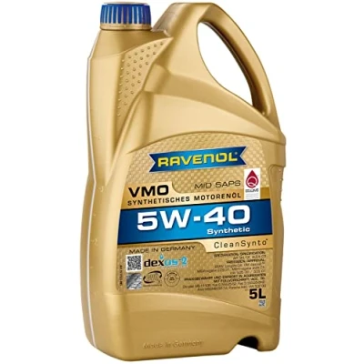 Afbeelding van RAVENOL J1A1514 VMO 5W 40 motorolie, synthetisch, 5 liter