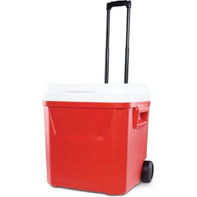 Afbeelding van Igloo Laguna 60 Roller Grote koelbox op wielen 56 Liter Rood