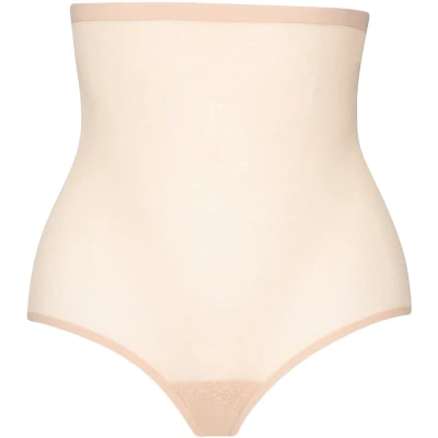 Afbeelding van Bye Bra Forming Tulle HIGH Waist Shapewear, Dames, Maat: Small, Beige