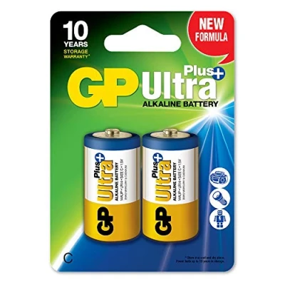 Afbeelding van GP Alkaline C batterij Ultra Plus 1,5V (2 stuks)