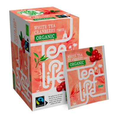 Afbeelding van Tea of Life Organic Witte thee Cranberry 25 x 1,5gr