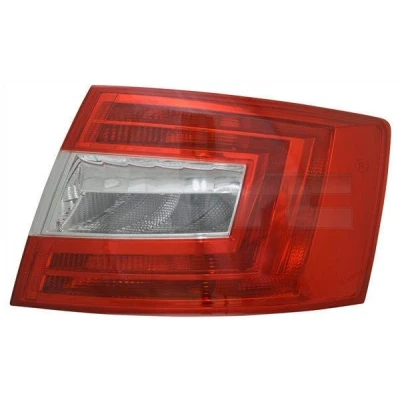 Afbeelding van TYC 11 12671 01 2 Achterlicht rechts Zonder lamphouder SKODA: Octavia 3 Schrägheck