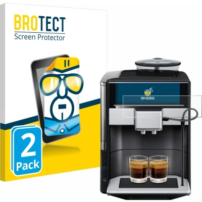 Afbeelding van BROTECT Screenprotector voor Siemens EQ.6 plus s700 Folie Beschermfolie transparant (2 Stuks)
