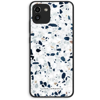 Afbeelding van Case Company® hoesje geschikt voor Samsung Galaxy A03 Terrazzo N1 Soft Cover Telefoonhoesje Bescherming aan alle Kanten en Schermrand