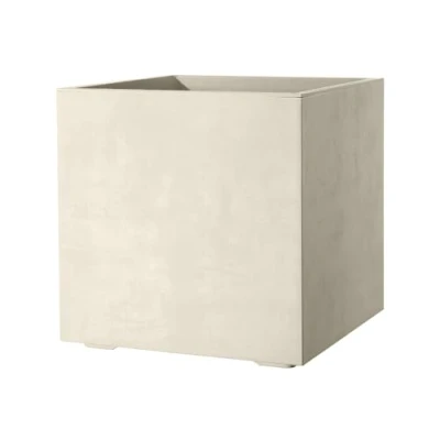 Afbeelding van Kreher Nanook shop Millennium bloembak van robuuste kunststof in natuursteenlook, 80 liter, bruin/beige/antraciet