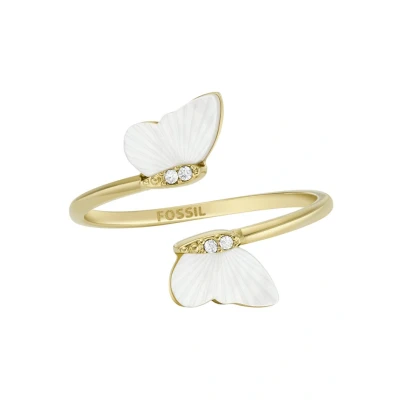 Afbeelding van Fossil Ring, Dames, Maat: 56, Guld