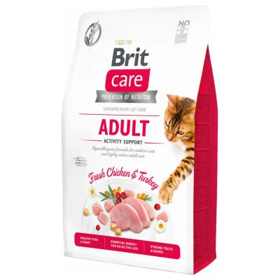 Afbeelding van Brit Activity Support Kalkoen&amp;Kip Kattenvoer 2 kg