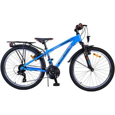 Afbeelding van Volare Cross 24 Inch 18V Jongens Kinderfiets Blauw + 25 Inruilkorting