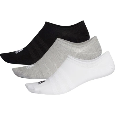 Afbeelding van adidas Performance Light Noshow NO SHOW 3 PAIR PACK Enkelsokken, Maat: 40 42, Grey