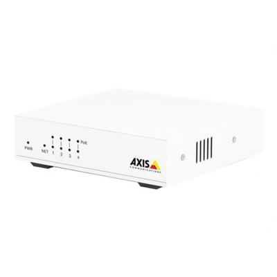 Image de AXIS D8004 Commutateur non géré 4 x 10/100 (PoE+) + 1 de bureau PoE+ (60 W) pour A1610 B, C1410, D3110, M1075 L, M3067 P, P1385 E, P1455 LE, LE 3, W400