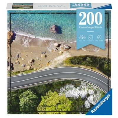 Image de Puzzle 200 pièces Ravensburger Route près de la plage