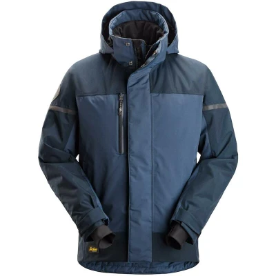 Afbeelding van Snickers 1112 AllroundWork, Waterproof Isolerend Jack Donker Blauw/Blauw
