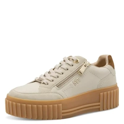Afbeelding van Marco Tozzi 2 23760 45 Baskets pour femme Beige Comb 36 EU, Comb, EU