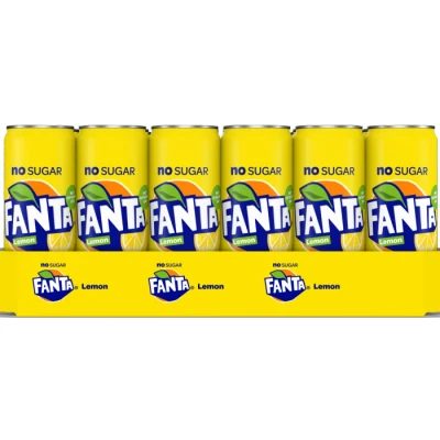 Afbeelding van Fanta Lemon No Sugar 24x33cl