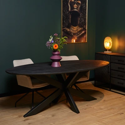 Afbeelding van Starfurn Eettafel New York 180 cm Ovaal
