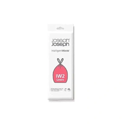 Image de Joseph IW2 sacs biodégradables et compostables, paquet de 50 poubelles, blanc, petit, 4 litres, pour le composteur cuisine