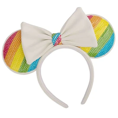 Afbeelding van Loungefly x Disney Minnie Mouse Rainbow Pailletten Ears