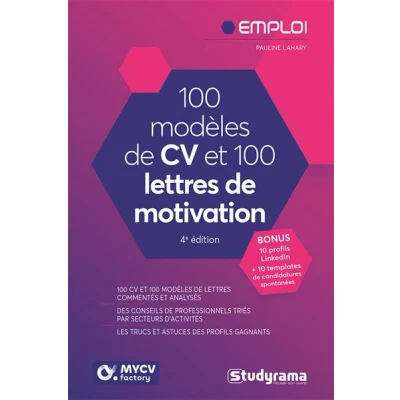 Image de 100 modèles de CV et lettres motivation