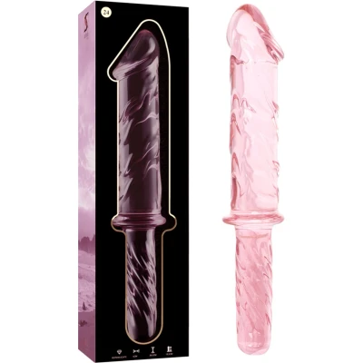 Afbeelding van NEBULA SERIES BY IBIZA MODEL 24 DILDO BOROSILICATE GLASS 28.5 X 5 CM PINK SEX TOYS GLAZEN