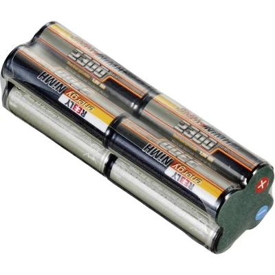 Afbeelding van Reely NiMH accupack 9.6 V 2300 mAh Aantal cellen: 8 AA (penlite) Block Met soldeeroog