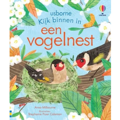 Afbeelding van Uitgeverij usborne kijk binnen in een vogelnest
