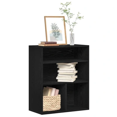 Afbeelding van vidaXL Boekenkast 60x30x71,5 cm bewerkt hout zwart