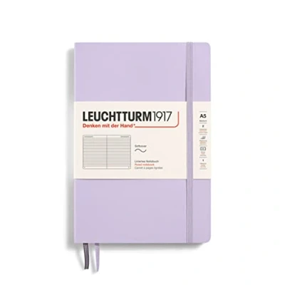 Afbeelding van Leuchtturm1917 A5 Medium Notitieboek lined Lilac softcover