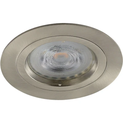 Afbeelding van LED inbouwspot Enes Rond RVS Look Warm Wit Dimbaar 5W Philips